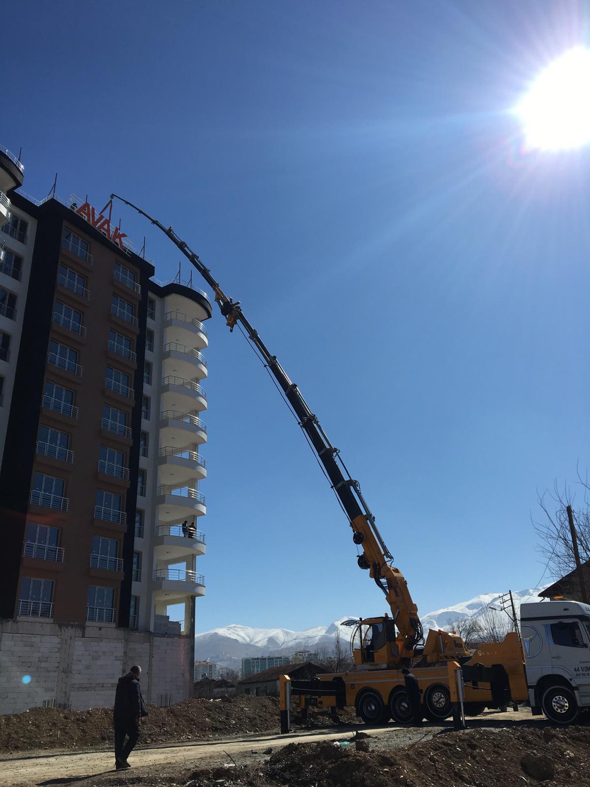 Malatya vinç kiralama hizmeti