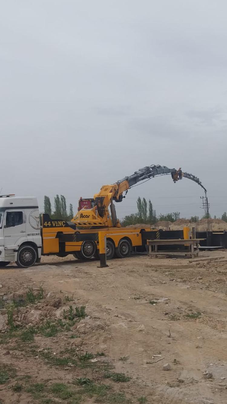 Malatya vinç kiralama hizmeti